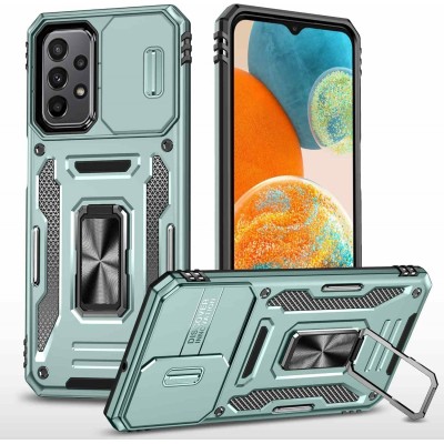 Ударостійкий чохол Camshield Army Ring для Samsung Galaxy A13 4G / A04s Зелений / Light Green Ударостійкий чохол Camshield Army Ring для Samsung Galaxy A13 4G / A04s Зелений / Light Green