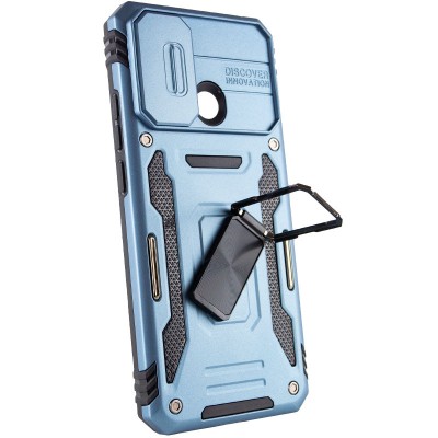 Ударостійкий чохол Camshield Army Ring для Xiaomi Redmi 10C Блакитний / Light Blue