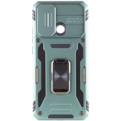 Ударостійкий чохол Camshield Army Ring для Xiaomi Redmi 10C Зелений / Light Green