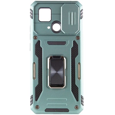 Ударостійкий чохол Camshield Army Ring для Xiaomi Redmi 10C Зелений / Light Green