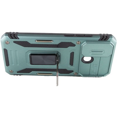 Ударостійкий чохол Camshield Army Ring для Xiaomi Redmi 10C Зелений / Light Green