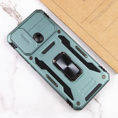 Ударостійкий чохол Camshield Army Ring для Xiaomi Redmi 10C Зелений / Light Green