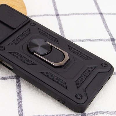 Ударостійкий чохол Camshield Serge Ring для Samsung Galaxy A03s Чорний Ударостійкий чохол Camshield Serge Ring для Samsung Galaxy A03s Чорний