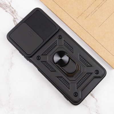 Ударостійкий чохол Camshield Serge Ring для Samsung Galaxy A03s Чорний Ударостійкий чохол Camshield Serge Ring для Samsung Galaxy A03s Чорний