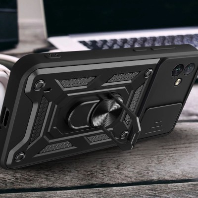 Ударостійкий чохол Camshield Serge Ring для Samsung Galaxy A04 Чорний