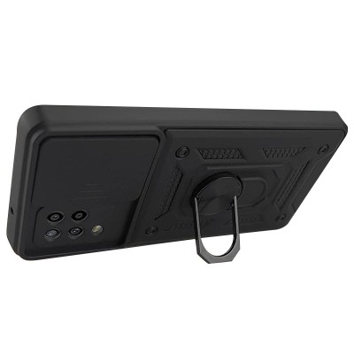 Ударостійкий чохол Camshield Serge Ring для Samsung Galaxy A22 4G / M32 Чорний