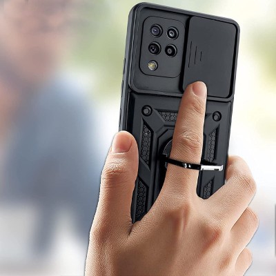 Ударостійкий чохол Camshield Serge Ring для Samsung Galaxy A22 4G / M32 Чорний
