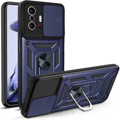Ударостійкий чохол Camshield Serge Ring для Xiaomi 11T / 11T Pro Синій