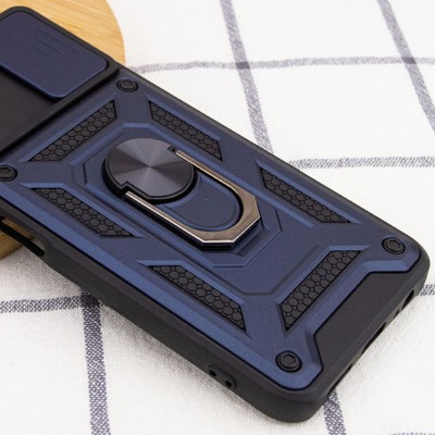 Ударостійкий чохол Camshield Serge Ring для Xiaomi 11T / 11T Pro Синій