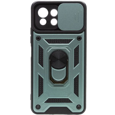 Ударостійкий чохол Camshield Serge Ring для Xiaomi Mi 11 Lite Зелений