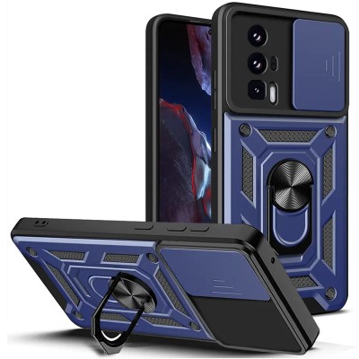 Ударостійкий чохол Camshield Serge Ring для Xiaomi Poco F5 Pro / Redmi K60 / K60 Pro Синій Ударостійкий чохол Camshield Serge Ring для Xiaomi Poco F5 Pro / Redmi K60 / K60 Pro Синій