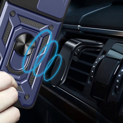 Ударостійкий чохол Camshield Serge Ring для Xiaomi Poco F5 Pro / Redmi K60 / K60 Pro Синій Ударостійкий чохол Camshield Serge Ring для Xiaomi Poco F5 Pro / Redmi K60 / K60 Pro Синій