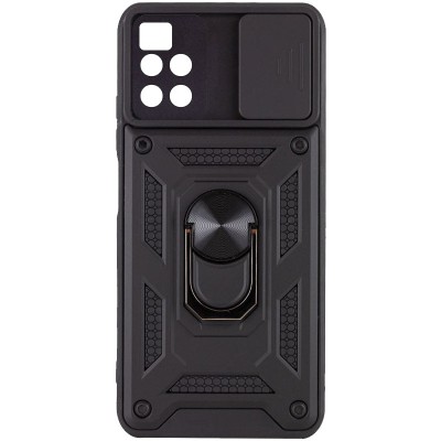 Ударостійкий чохол Camshield Serge Ring для Xiaomi Poco M4 Pro 5G Чорний