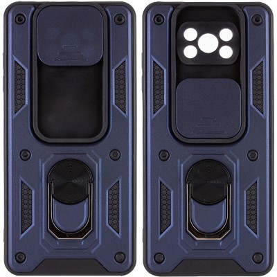 Ударостійкий чохол Camshield Serge Ring для Xiaomi Poco X3 NFC / Poco X3 Pro Синій Ударостійкий чохол Camshield Serge Ring для Xiaomi Poco X3 NFC / Poco X3 Pro Синій
