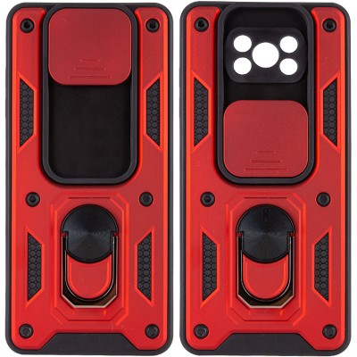 Ударостійкий чохол Camshield Serge Ring для Xiaomi Poco X3 NFC / Poco X3 Pro Червоний Ударостійкий чохол Camshield Serge Ring для Xiaomi Poco X3 NFC / Poco X3 Pro Червоний
