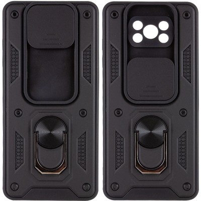 Ударостійкий чохол Camshield Serge Ring для Xiaomi Poco X3 NFC / Poco X3 Pro Чорний