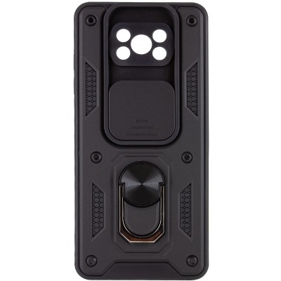 Ударостійкий чохол Camshield Serge Ring для Xiaomi Poco X3 NFC / Poco X3 Pro Чорний