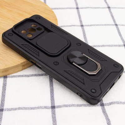 Ударостійкий чохол Camshield Serge Ring для Xiaomi Poco X3 NFC / Poco X3 Pro Чорний