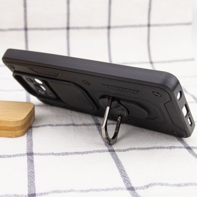 Ударостійкий чохол Camshield Serge Ring для Xiaomi Poco X3 NFC / Poco X3 Pro Чорний