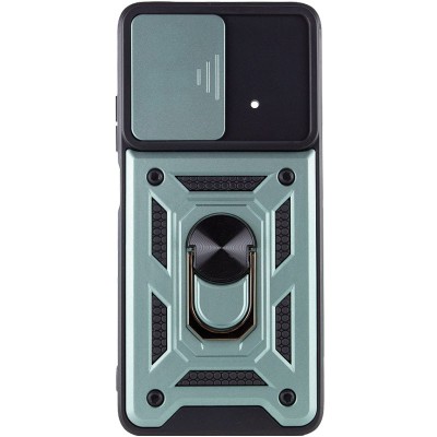 Ударостійкий чохол Camshield Serge Ring для Xiaomi Poco X4 Pro 5G Зелений