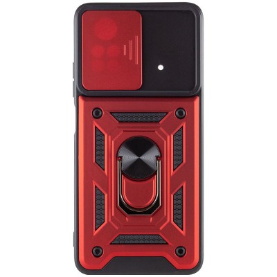 Ударостійкий чохол Camshield Serge Ring для Xiaomi Poco X4 Pro 5G Червоний Ударостійкий чохол Camshield Serge Ring для Xiaomi Poco X4 Pro 5G Червоний