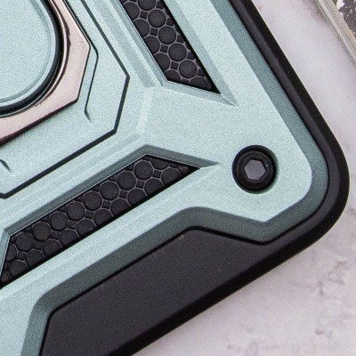Ударостійкий чохол Camshield Serge Ring для Xiaomi Redmi 10 Зелений