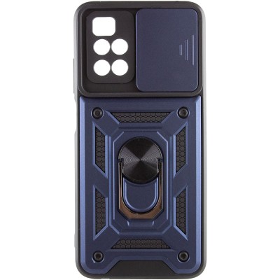 Ударостійкий чохол Camshield Serge Ring для Xiaomi Redmi 10 Синій Ударостійкий чохол Camshield Serge Ring для Xiaomi Redmi 10 Синій
