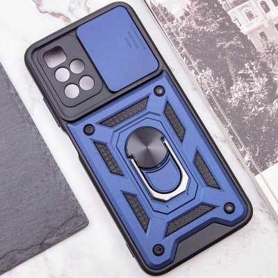 Ударостійкий чохол Camshield Serge Ring для Xiaomi Redmi 10 Синій Ударостійкий чохол Camshield Serge Ring для Xiaomi Redmi 10 Синій