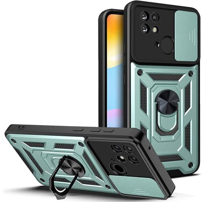 Ударостійкий чохол Camshield Serge Ring для Xiaomi Redmi 10C Зелений Ударостійкий чохол Camshield Serge Ring для Xiaomi Redmi 10C Зелений