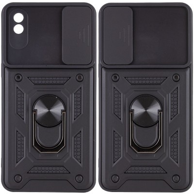 Ударостійкий чохол Camshield Serge Ring для Xiaomi Redmi 9A Чорний