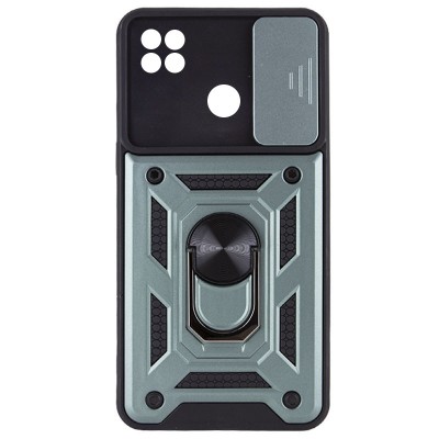 Ударостійкий чохол Camshield Serge Ring для Xiaomi Redmi 9C / Redmi 10A Зелений Ударостійкий чохол Camshield Serge Ring для Xiaomi Redmi 9C / Redmi 10A Зелений