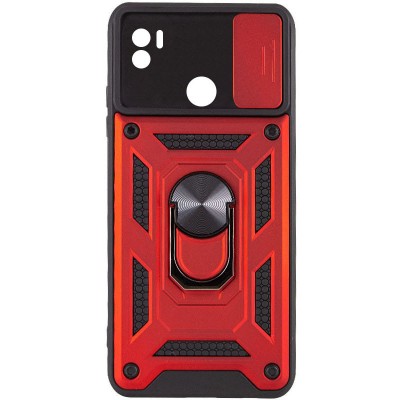 Ударостійкий чохол Camshield Serge Ring для Xiaomi Redmi A1+ / Poco C50 / A2+ Червоний
