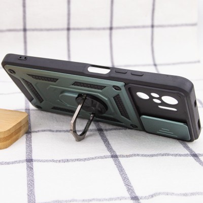 Ударостійкий чохол Camshield Serge Ring для Xiaomi Redmi Note 10 / Note 10s / Poco M5s Зелений