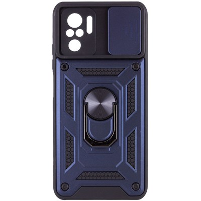 Ударостійкий чохол Camshield Serge Ring для Xiaomi Redmi Note 10 / Note 10s / Poco M5s Синій Ударостійкий чохол Camshield Serge Ring для Xiaomi Redmi Note 10 / Note 10s / Poco M5s Синій