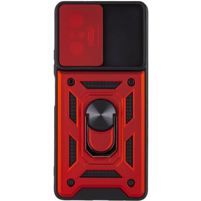 Ударостійкий чохол Camshield Serge Ring для Xiaomi Redmi Note 10 Pro / 10 Pro Max Червоний