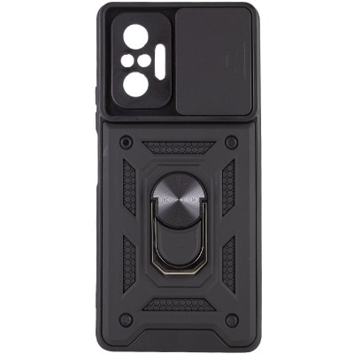 Ударостійкий чохол Camshield Serge Ring для Xiaomi Redmi Note 10 Pro / 10 Pro Max Чорний