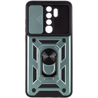 Ударостійкий чохол Camshield Serge Ring для Xiaomi Redmi Note 8 Pro Зелений Ударостійкий чохол Camshield Serge Ring для Xiaomi Redmi Note 8 Pro Зелений