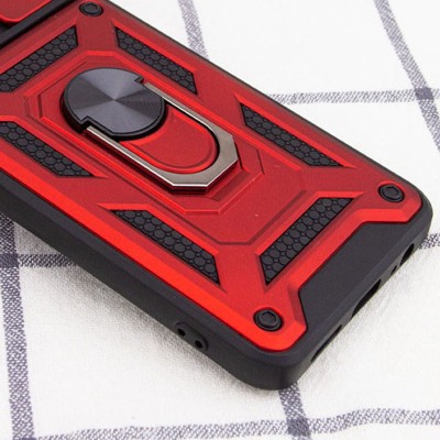 Ударостійкий чохол Camshield Serge Ring для Xiaomi Redmi Note 8 Pro Червоний