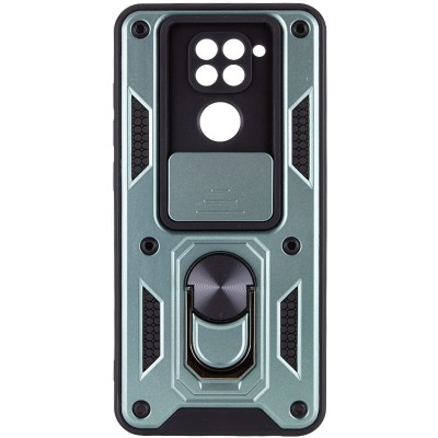 Ударостійкий чохол Camshield Serge Ring для Xiaomi Redmi Note 9 / Redmi 10X Зелений