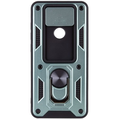 Ударостійкий чохол Camshield Serge Ring для Xiaomi Redmi Note 9 / Redmi 10X Зелений