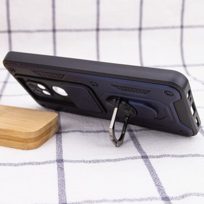 Ударостійкий чохол Camshield Serge Ring для Xiaomi Redmi Note 9 / Redmi 10X Синій