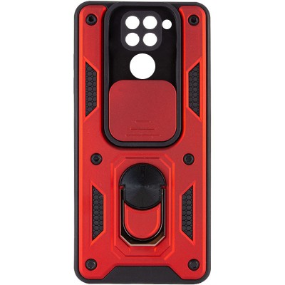 Ударостійкий чохол Camshield Serge Ring для Xiaomi Redmi Note 9 / Redmi 10X Червоний Ударостійкий чохол Camshield Serge Ring для Xiaomi Redmi Note 9 / Redmi 10X Червоний