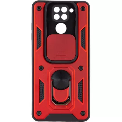 Ударостійкий чохол Camshield Serge Ring для Xiaomi Redmi Note 9 / Redmi 10X Червоний