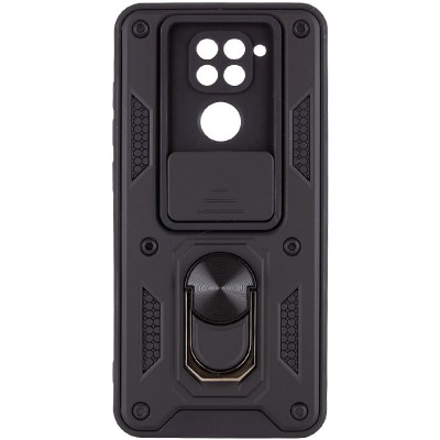 Ударостійкий чохол Camshield Serge Ring для Xiaomi Redmi Note 9 / Redmi 10X Чорний