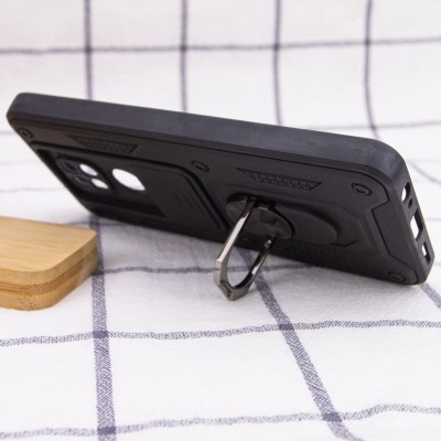 Ударостійкий чохол Camshield Serge Ring для Xiaomi Redmi Note 9 / Redmi 10X Чорний