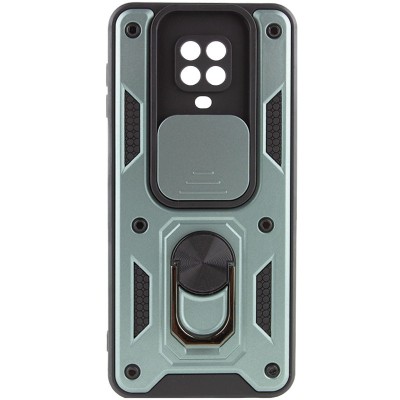 Ударостійкий чохол Camshield Serge Ring для Xiaomi Redmi Note 9s / Note 9 Pro / 9 Pro Max Зелений
