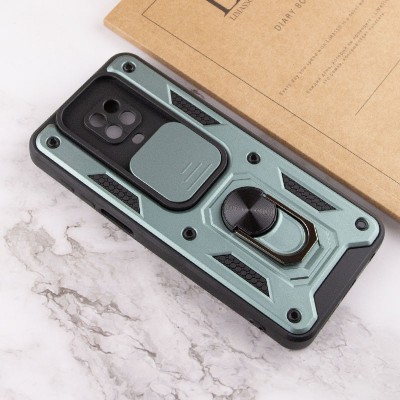 Ударостійкий чохол Camshield Serge Ring для Xiaomi Redmi Note 9s / Note 9 Pro / 9 Pro Max Зелений