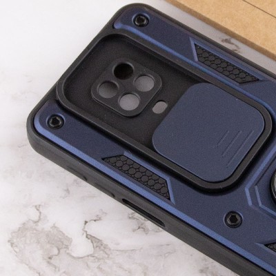 Ударостійкий чохол Camshield Serge Ring для Xiaomi Redmi Note 9s / Note 9 Pro / 9 Pro Max Синій
