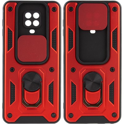 Ударостійкий чохол Camshield Serge Ring для Xiaomi Redmi Note 9s / Note 9 Pro / 9 Pro Max Червоний