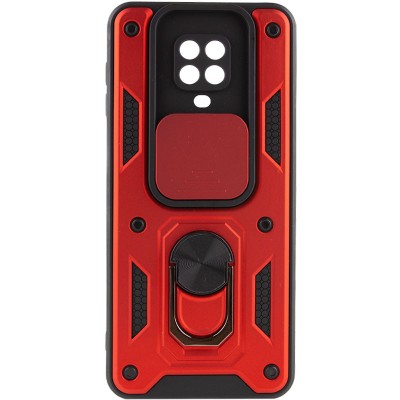 Ударостійкий чохол Camshield Serge Ring для Xiaomi Redmi Note 9s / Note 9 Pro / 9 Pro Max Червоний